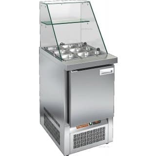 Стол холодильный для салатов Hicold SLE3-1GN высокое стекло