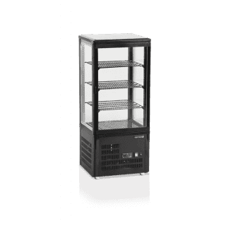 Витрина настольная холодильная Tefcold UPD80-I-BLACK
