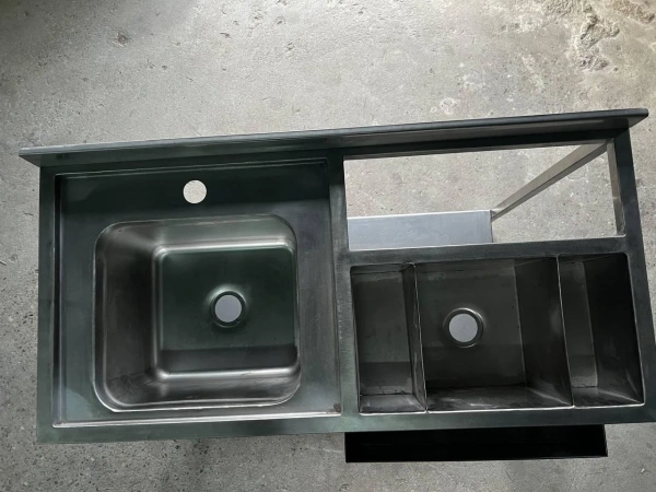 Барная станция 900*600(550)*860 мм, нерж. сталь AISI 304