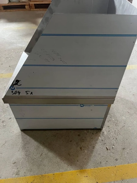 РУКОМОЙНИК НАСТЕННЫЙ 500Х600Х300ММ, БОРТ 400ММ С 3-Х СТОРОН, НЕРЖ.СТАЛЬ AISI 304