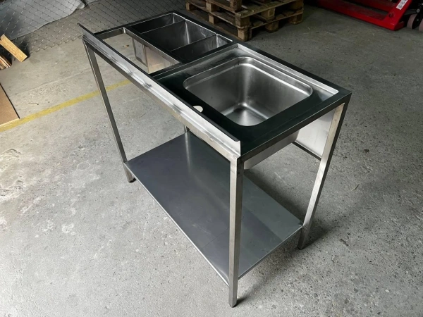 Барная станция 900*600(550)*860 мм, нерж. сталь AISI 304