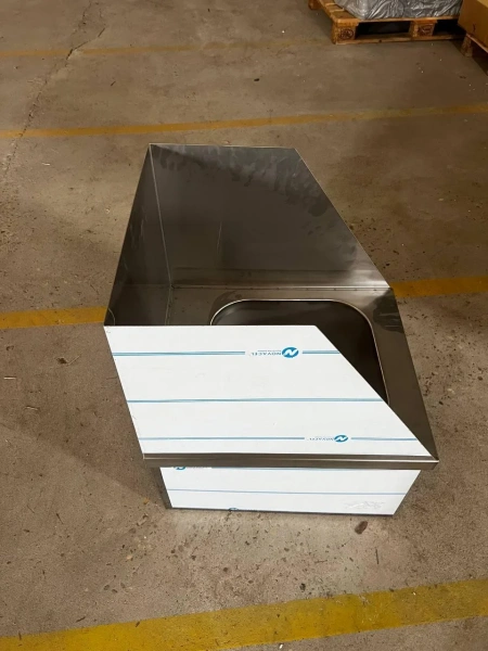 РУКОМОЙНИК НАСТЕННЫЙ 500Х600Х300ММ, БОРТ 400ММ С 3-Х СТОРОН, НЕРЖ.СТАЛЬ AISI 304